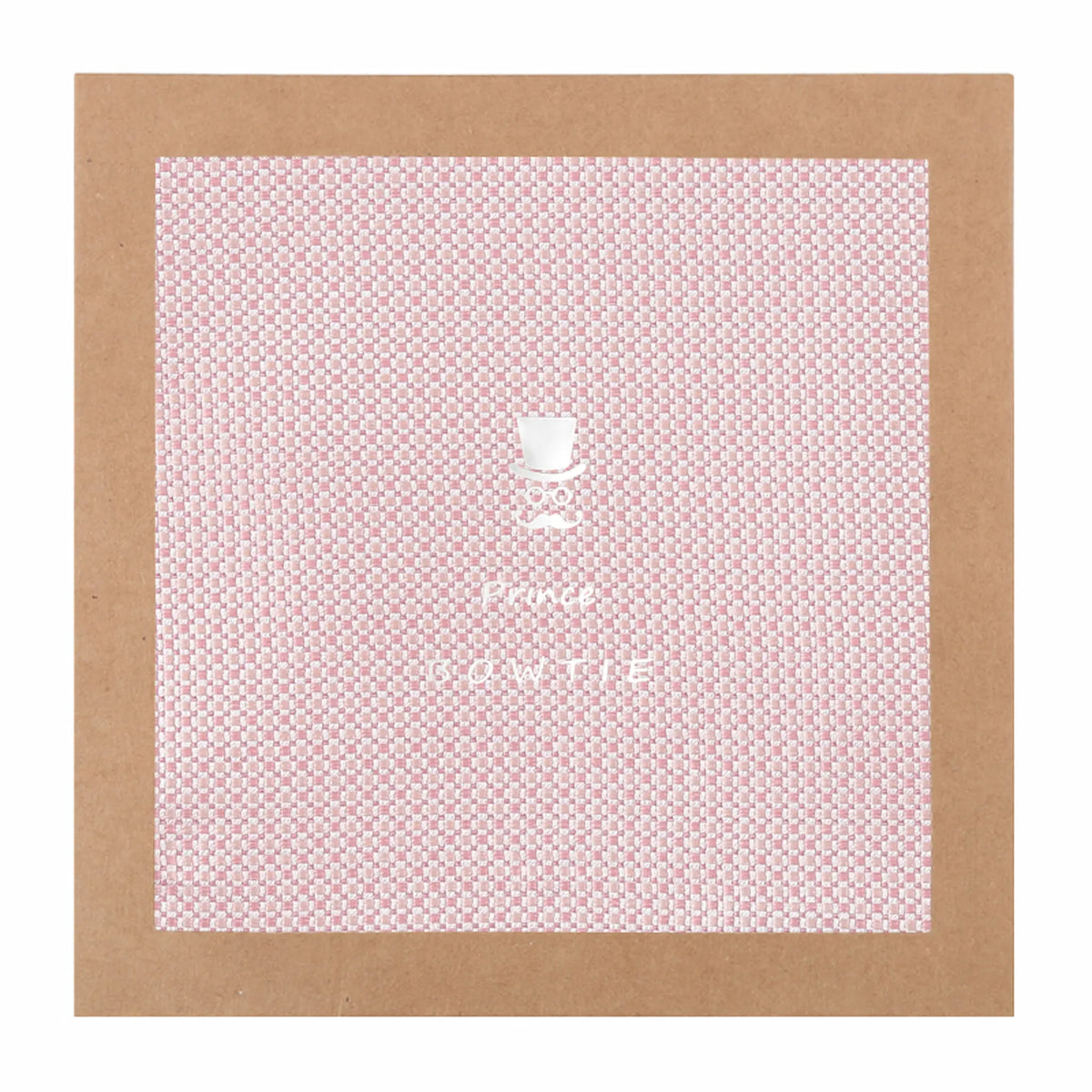 (Rosa) Einstecktuch Mikromuster in Geschenkverpackung – Prince Bowtie