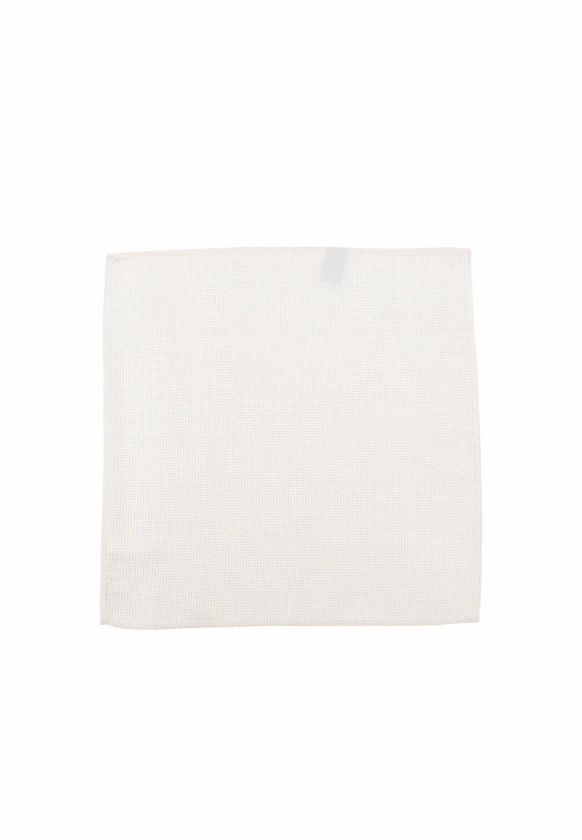 (Off-White) Einstecktuch Herren Seide 28x28 cm – Gesamtansicht