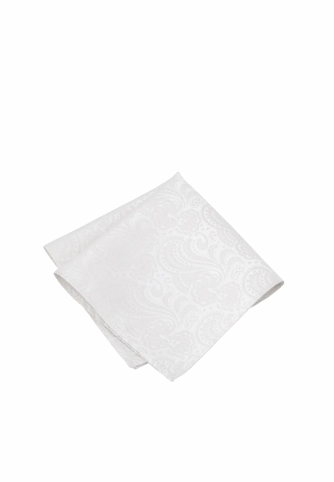 (Off-White) Einstecktuch Herren Paisley Seide – Pochette gefaltet
