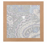 (Grau) Einstecktuch Paisley-Muster in Geschenkverpackung – Prince Bowtie