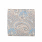 (Beige) Einstecktuch Herren Paisley-Muster 28x28 cm – Gesamtansicht