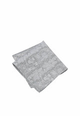 (Mint) Einstecktuch Herren Paisley Seide – diagonal gefaltet