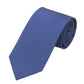 (Jeansblau) Krawatte Herren 100% Seide Picoté 8cm Überlänge 170cm