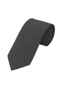 (Dunkelblau) Seidenkrawatte Picoté 8cm Überlänge 170cm flach