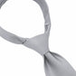 (Grau) Picoté Seidenkrawatte Detail Knotenstruktur 8cm