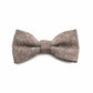 (Beige) Fliege Tweed Wolle – Detailansicht Draufsicht